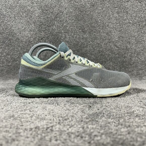 Reebok Shoes - Reebok Nano 9 FU6831 Women’s Sz 8.5 Green Gray Training Athletic Gym Shoes Used